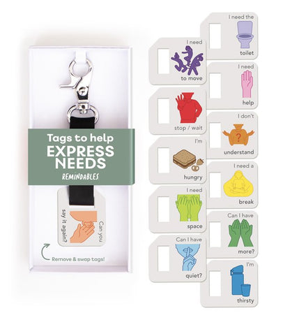 Communication Set- Tags to Help Express Needs by Remindables