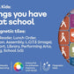 Things you have on at school BY REMINDABLES