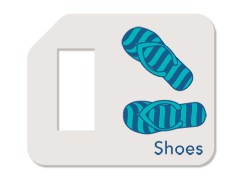 Remindables_Swimming_Reminder_Bag_Tags_shoes