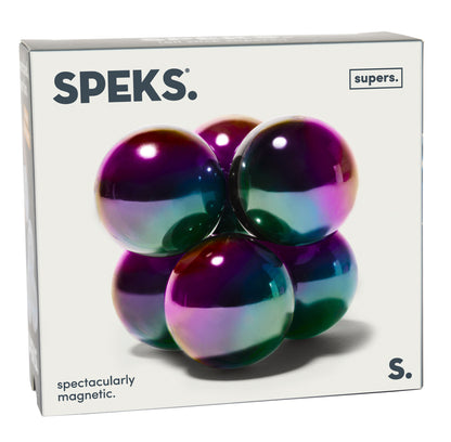 NEW! SPEKS. OIL SLICK 33mm Super Magnetic Balls- 6 Piece Set