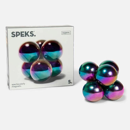 NEW! SPEKS. OIL SLICK 33mm Super Magnetic Balls- 6 Piece Set