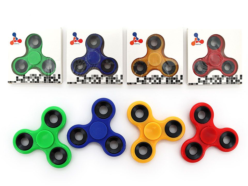 HAND SPINNER IN BOX (4 COLOURS ASSTD) – 7.5cm