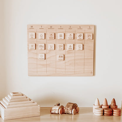 Second_Scout_Little_Agenda_Routien_Chart_on_wall
