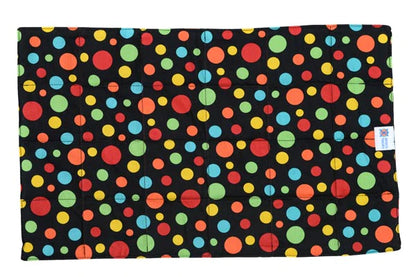 Sensory_Matters_Lap_Pad_Stainless_Steel_Pellets_Black_Colours_Spots