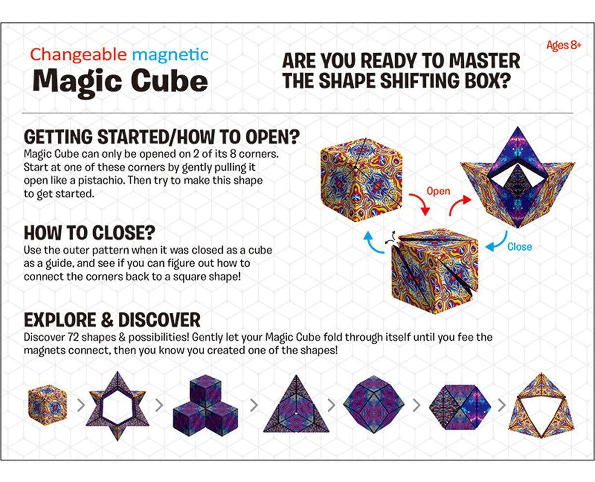 Shashibo- The ORIGINAL Shape Shifting Box- Explorers Series