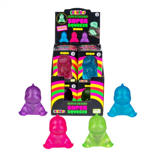 Dinosaur- Smooshos Glow in the Dark Super Squeeze