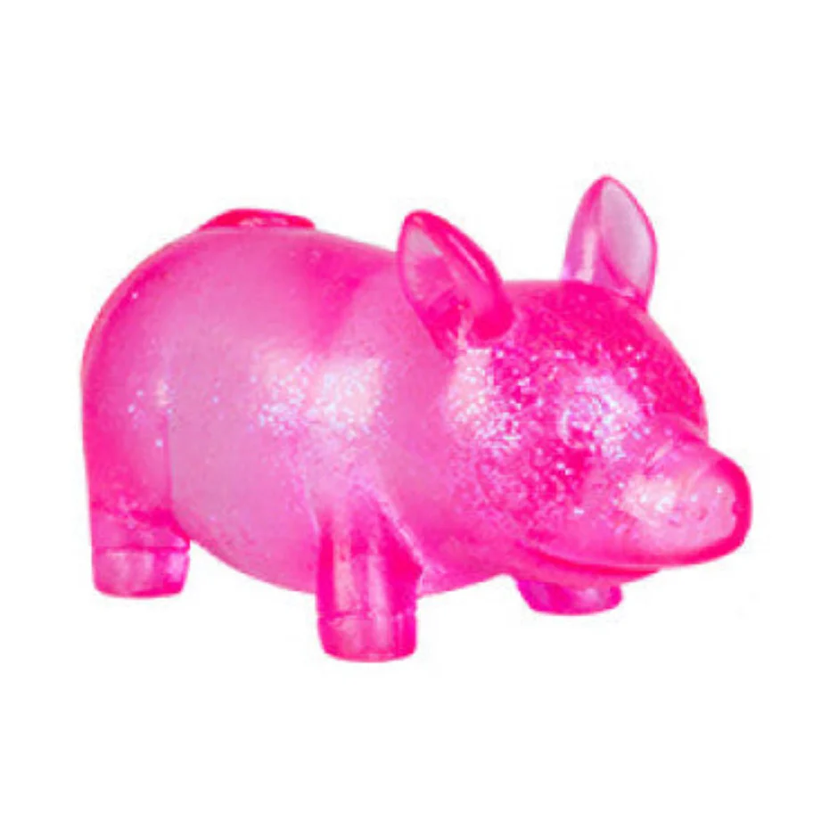 SQUEEZE GLOW IN THE DARK PIG