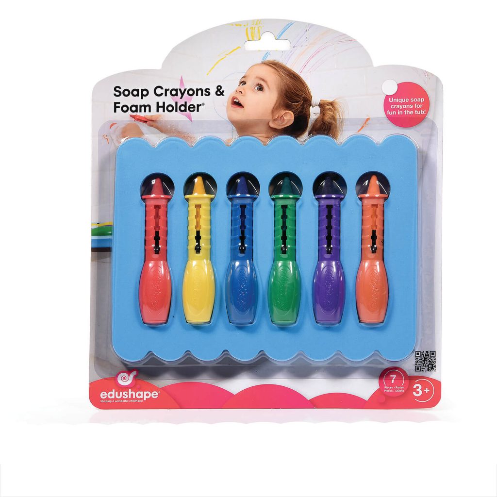 Edushape Soap Crayons & Foam Holder