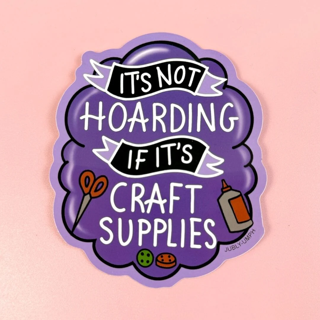 Sticker_Jubly_Umph_its_not_hoarding_sticker_pink