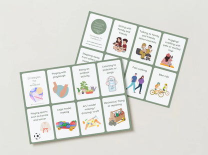 Strategies for meltdowns Mini Keychain Book - Thriving Minds Education