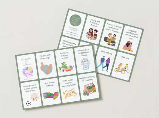 Strategies for meltdowns Mini Keychain Book - Thriving Minds Education