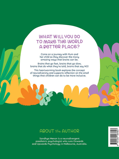 The_Brain_Forest_Sandhya_Menon_back_cover_about_the_author_neurodivergent_psychologist_what_will_you_do_to_make_the_world_a_better_place?