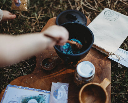 The_Little_Potion_co._Shield_Protect_me_PROTECTION_Potion_Pouch_mixing