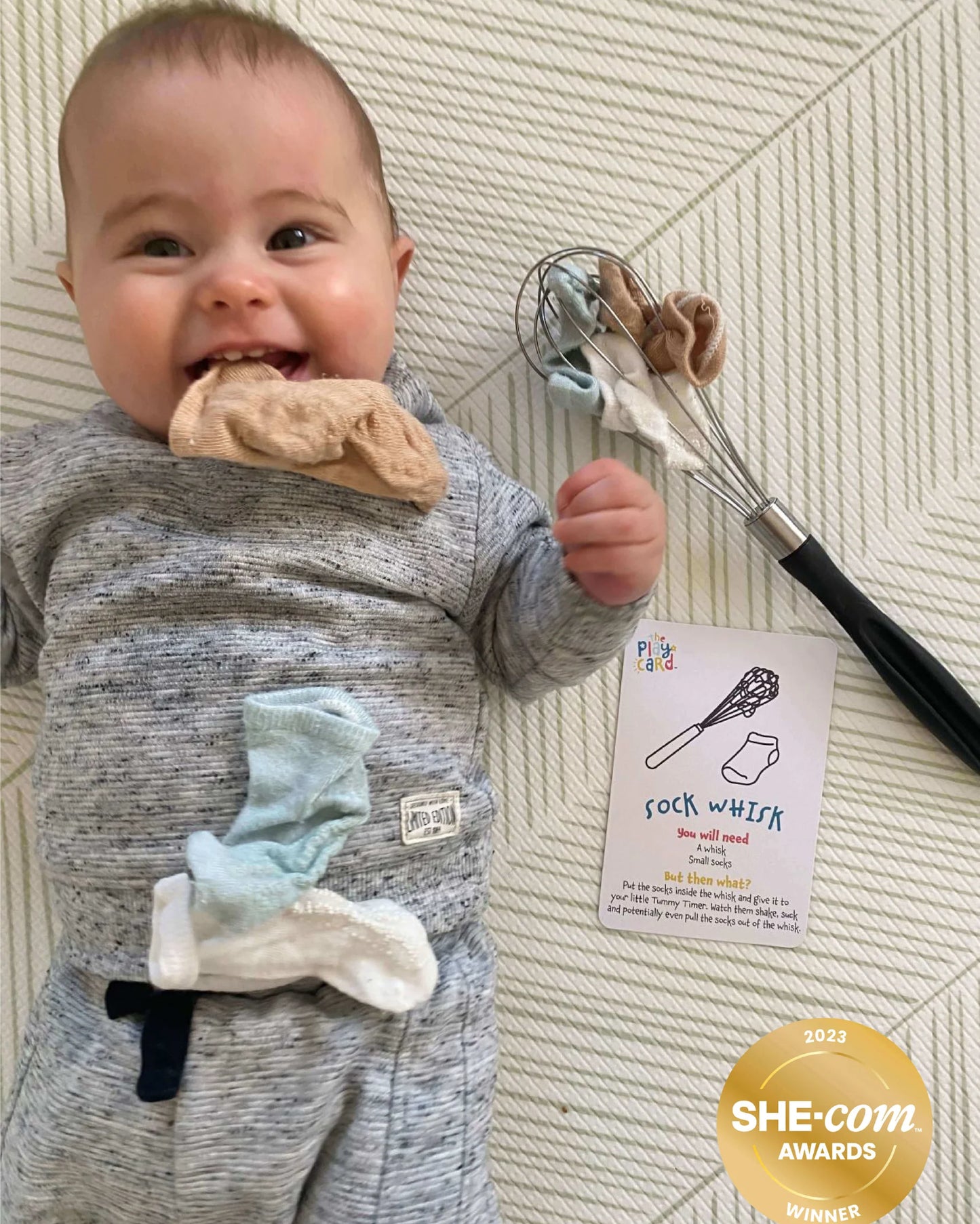 The Play Card THE TUMMY TIMER 0-6months