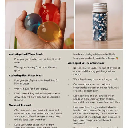 Water Beads by The Saltwater Collective