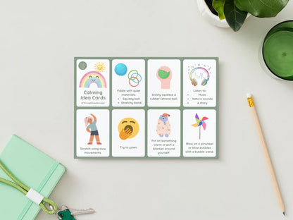 Thriving_minds_Education_Laminated_Calming_Idea_Cards_page_one