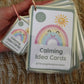 Calming Idea Cards by Thriving Minds Education