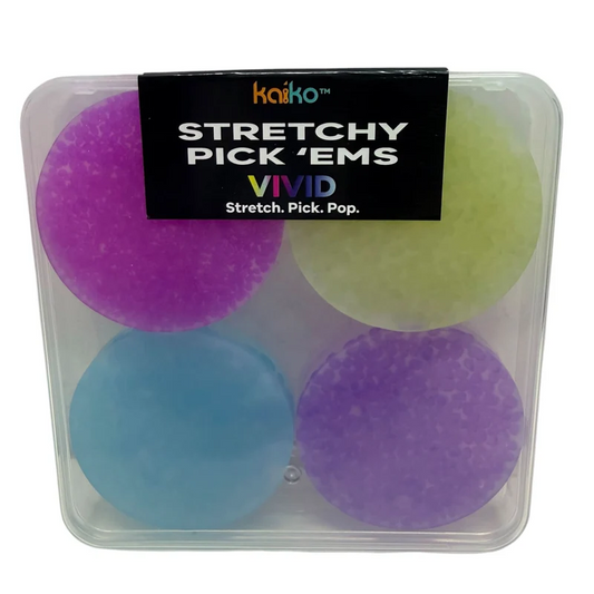 Vivid Stretchy Pick ’Ems - Set of 4 by Kaiko