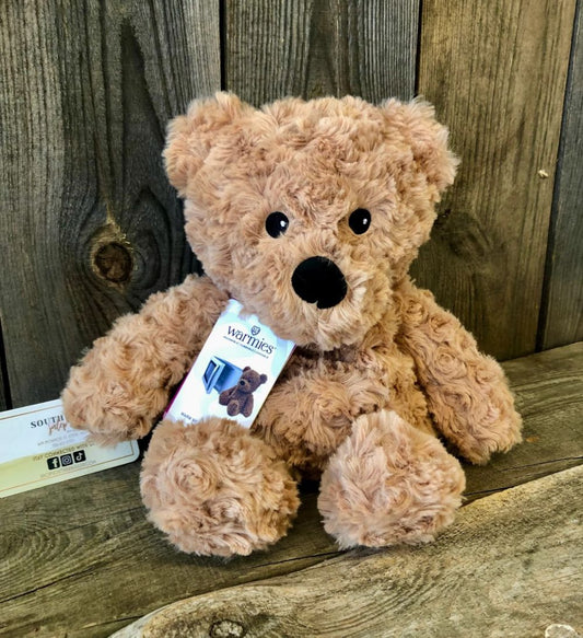 Warmies- Brown Curly Bear