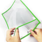 Write and Wipe Envelopes w pen/eraser_green