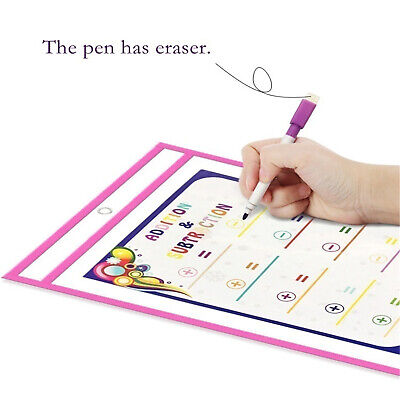 Write and Wipe Envelopes w pen/eraser_child_writing