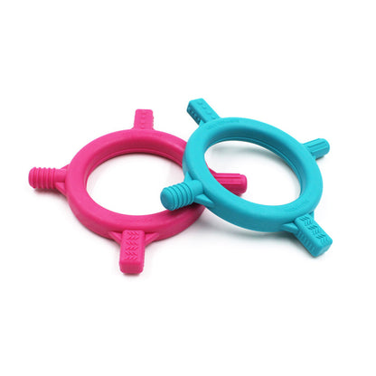 arks_baby_tetra_bite_sensory_chew_teal_and_magenta