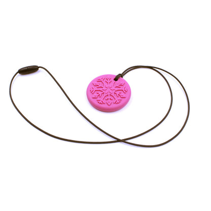 arks_snowflake_chewelry_oral_chew_pink_coloured_chews_with_breakable_cord