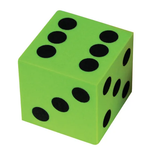 Dice: 6 Face 40mm Dot Foam