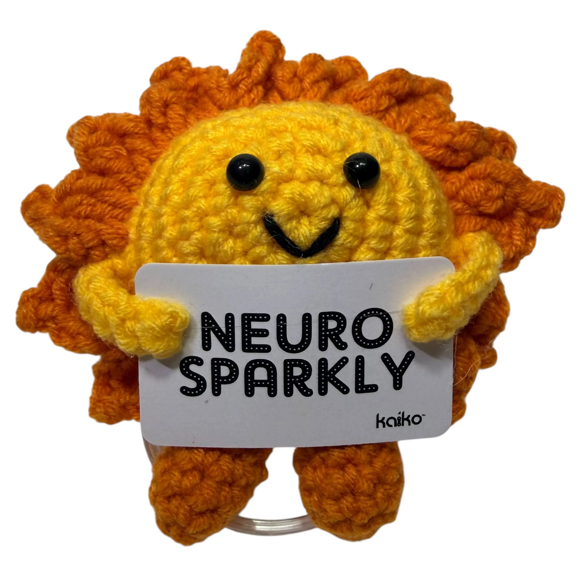 NEURO SPARKLY Sunshine Mini Hand Crochet Plush Support by Kaiko