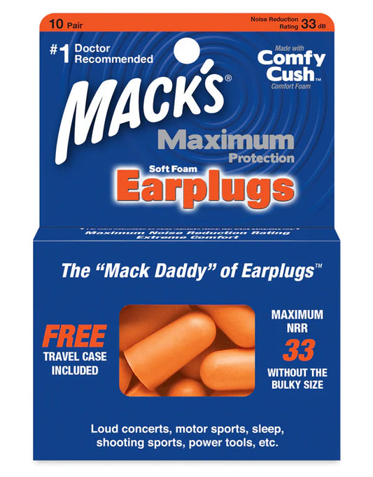 Macks Maximum Protection Soft Foam Ear Plugs