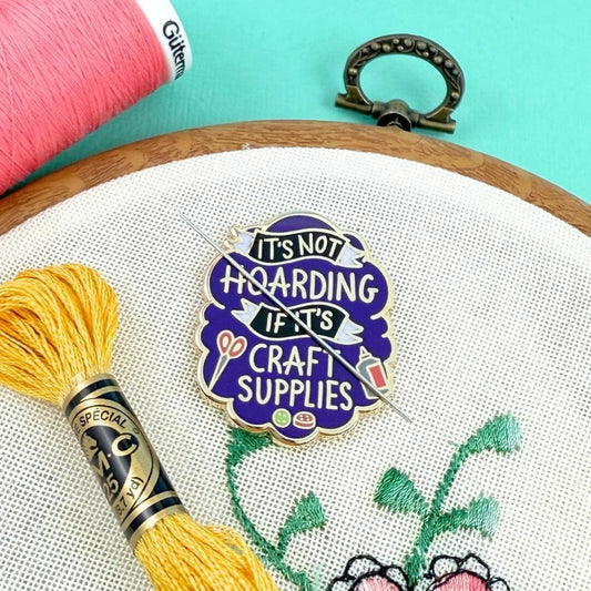 Needle Minder- It's Not Hoarding If Its Craft Supplies Needle Minder by Jubly-Umph