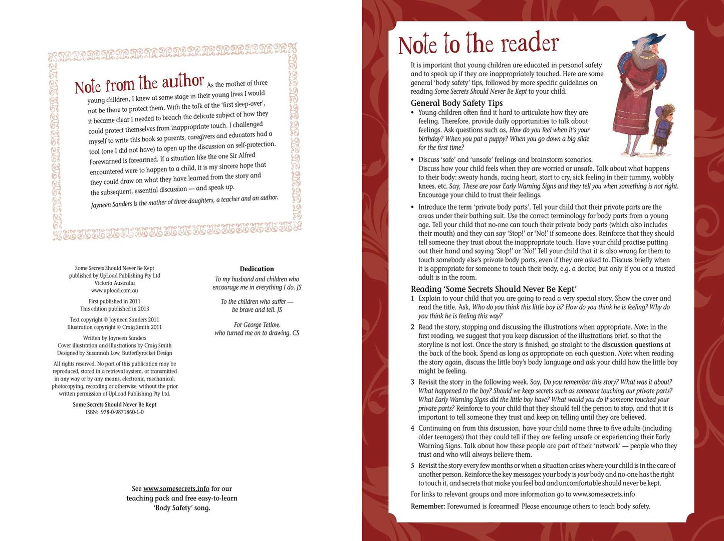 some_secrets_should_never_be_kept_jayneen_Sanders_inside_cover_note_to_reader