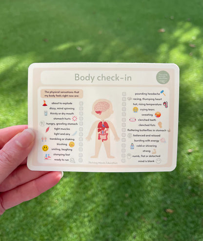 'Body Check-In' Sticker by Thriving Minds Education