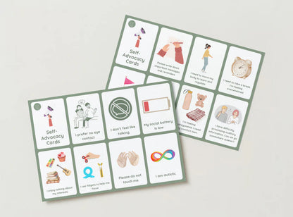 thriving_minds_education_laminated_self_advocacy_cards_pages_together