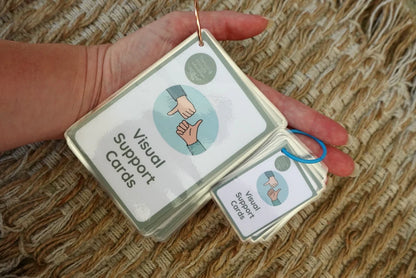 Visual Support Cards by Thriving Minds Education