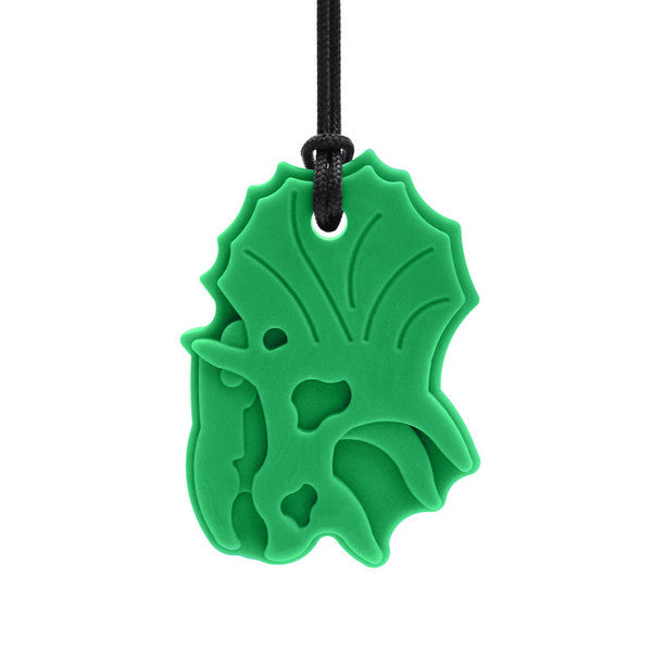 ARK's_Triceratops_Chew_Necklace_forest_green