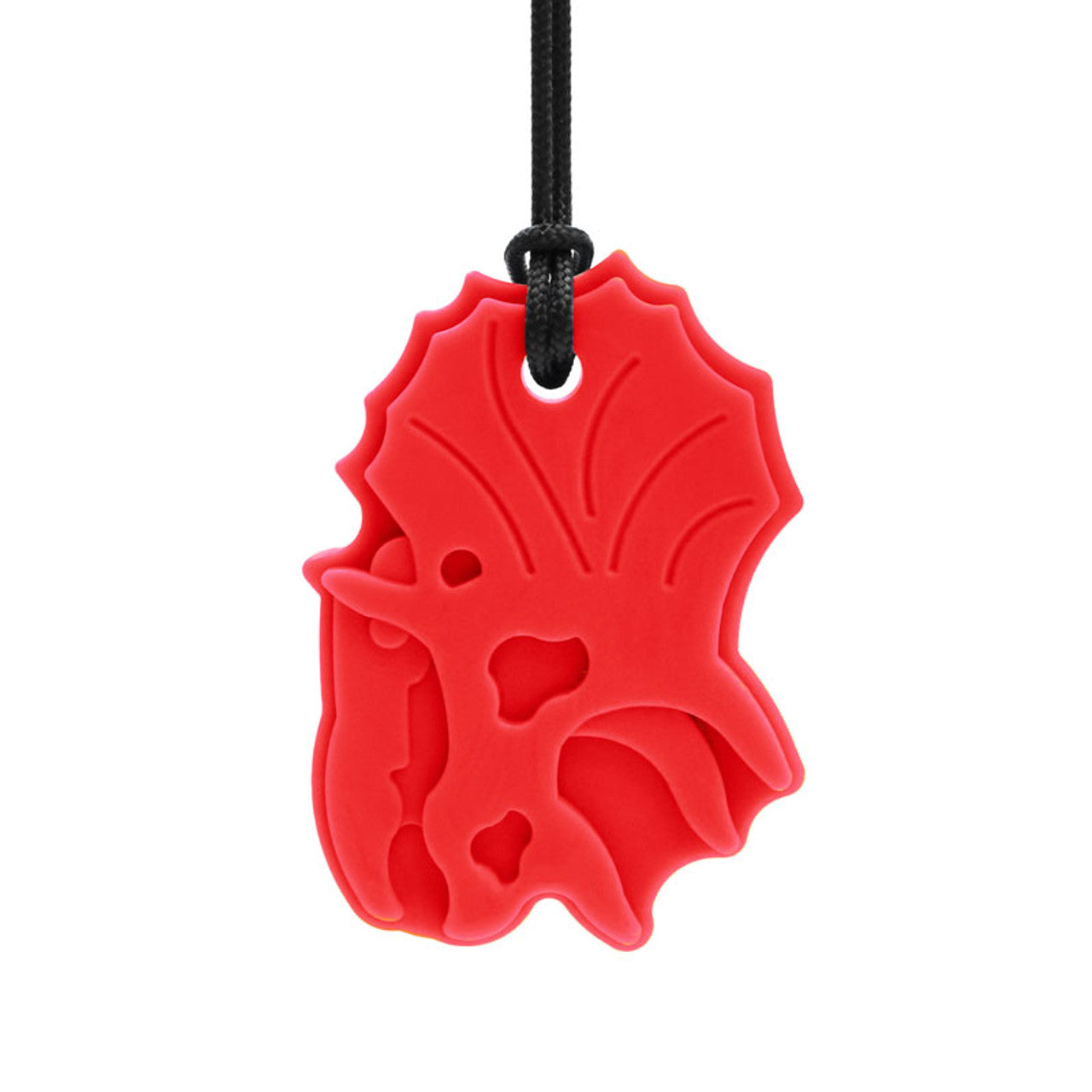 ARK's_Triceratops_Chew_Necklace_red