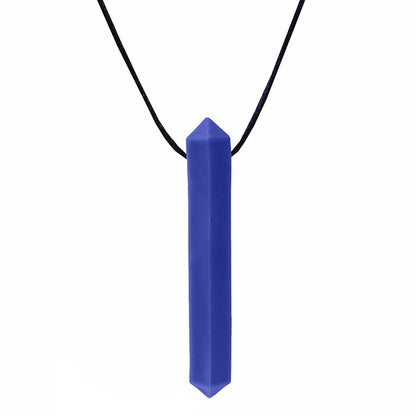 ARK_krypto_bite_Chewable_gem_necklace_Dark_Blue