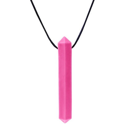 ARK_krypto_bite_Chewable_gem_necklace_hot_pink