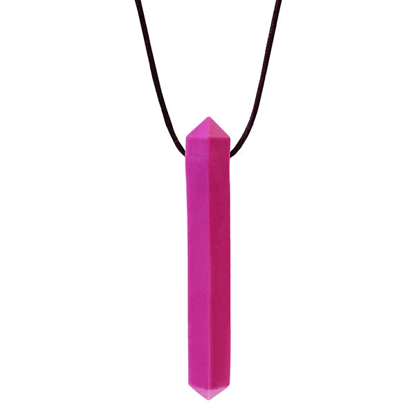 ARK'S KRYPTO-BITE® CHEWABLE GEM NECKLACE_hot_pink