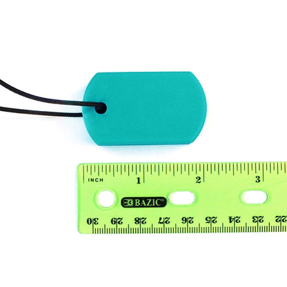 ARK'S_Chew_Tags_teal_chew_next_to_ruler_4.5cm