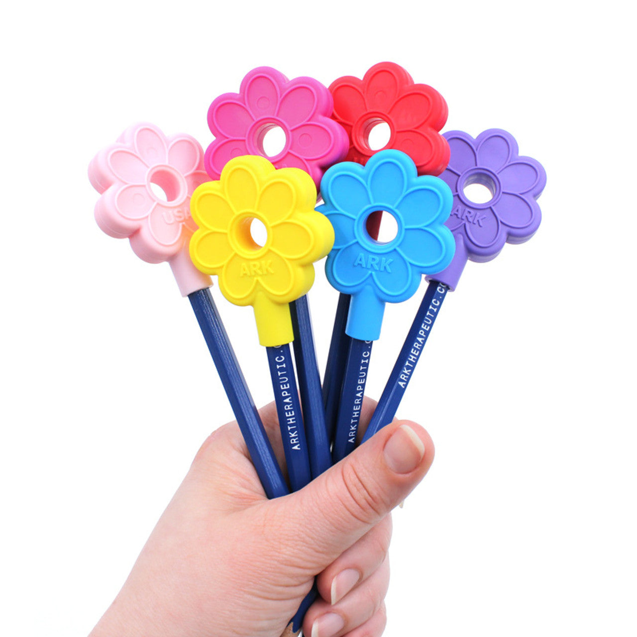 ARKs_Flower_Pencil_topper_full_range_six_colours