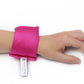 Sensory_Matters_Lycra-fidget-cuff-pink_on_persons_wrist