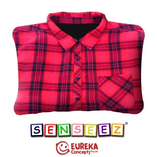Senseeze_Vibrating_Teen_checked_shirt_Cushion