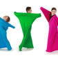 Sensory_Matters_kids_wearing_Lycra_body_sock_aqua_pink_green-colours_sensory_matters_pose