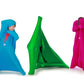 Sensory_Matters_kids_wearing_Lycra_body_sock_aqua_pink_green-colours_sensory_matters_pose_2
