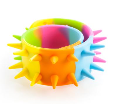 Spikey-Wrist-rainbow-slap-band