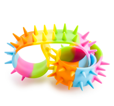 Spikey-Wrist-rainbow-slap-band