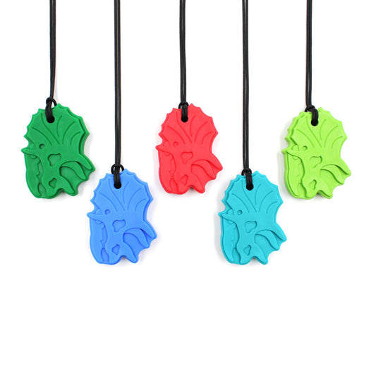 ARK's_Triceratops_Chew_Necklace_full_colour_range_five_colours