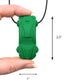 ARK’s_Racecar_Chew_Necklace_forest_green_one_inch_wide_and_2.5_inches_long